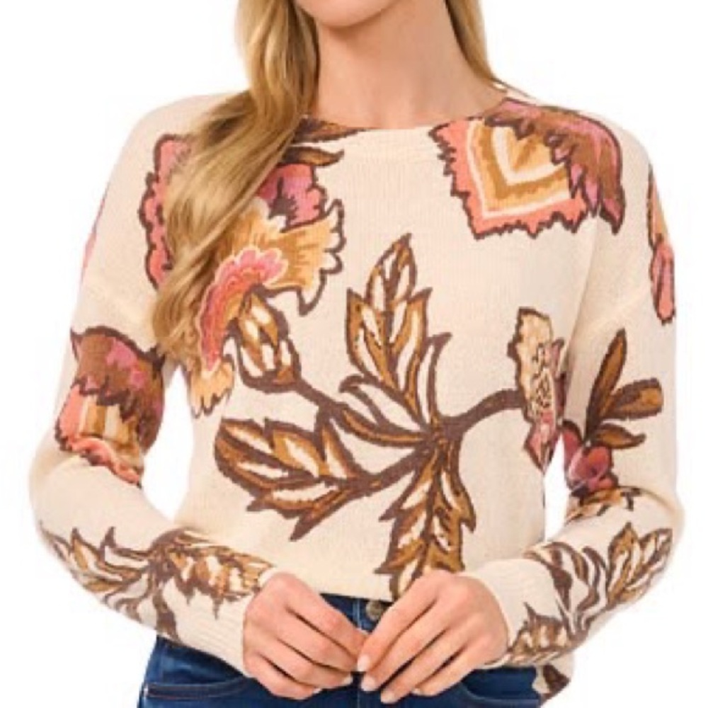 NWOT Jacobean Sweater